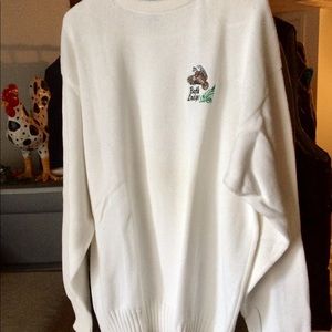XL Vintage IZOD Sweater: Brand New Club Bath Lodge